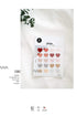 Suatelier Translucent Planner Stickers 1657 | Plain Shapes 53 Heart Translucent Stickers