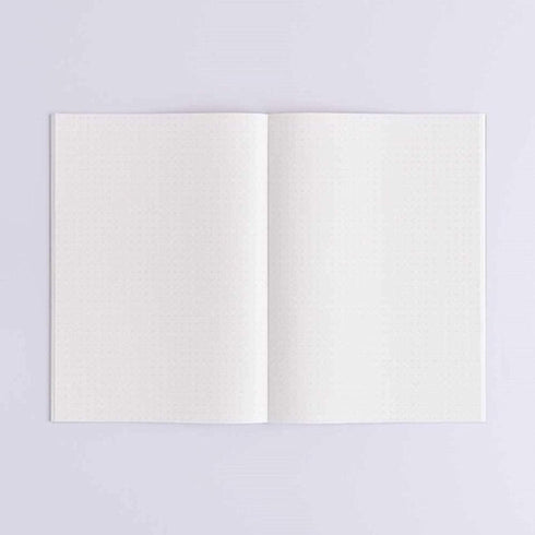 Tomoe River 52 gsm Dot Grid Lay Flat Notebook White Paper | A5 96 sheets