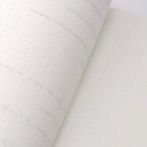 Tomoe River 52 gsm Dot Grid Lay Flat Notebook White Paper | A5 96 sheets