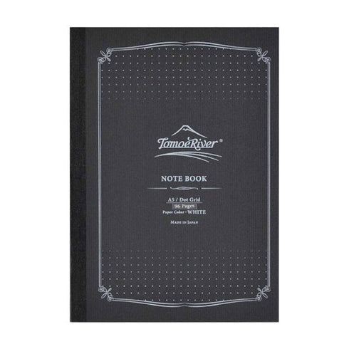 Tomoe River 52 gsm Dot Grid Lay Flat Notebook White Paper | A5 96 sheets