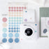 TRANSPARENT PET Pastel Dot Stickers Circle Stickers | Gammei