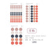 TRANSPARENT PET Pastel Dot Stickers Circle Stickers | Gammei