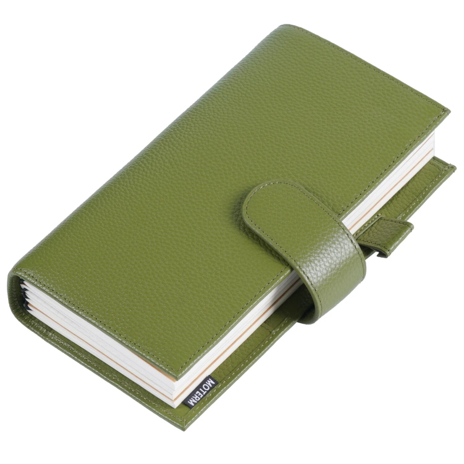 Moterm A5 Plus Green Genuine Leather Journal Cover Planner 