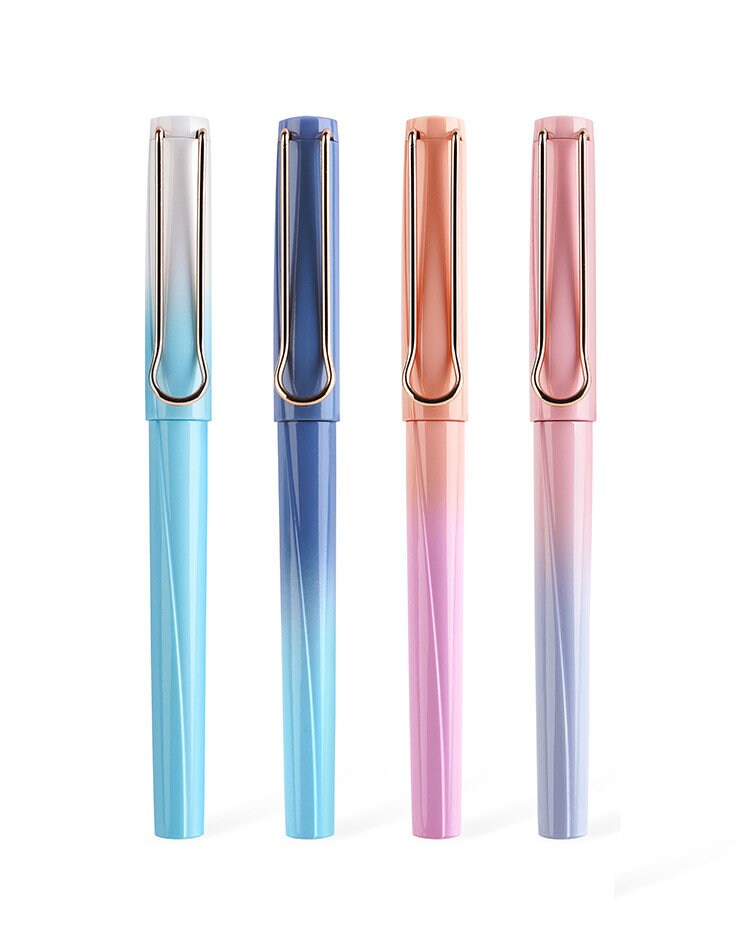 DARK NIGHT Dianshi 0.38mm EXTRA Fine Fountain Pen Set Deluxe Foutain Pen Set Fountain Pen Extra Fine Nib Ink Cartridges | Ds-756