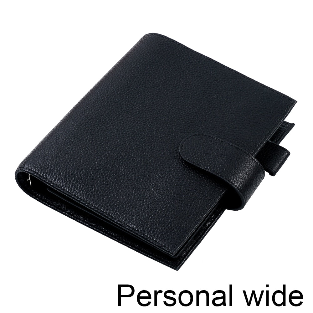 Moterm Genuine Pebbled Grain Leather B6 Zip Cover with Top Pocket Cowhide  Planner Zipper Notebook Organizer Agenda Journal Diary