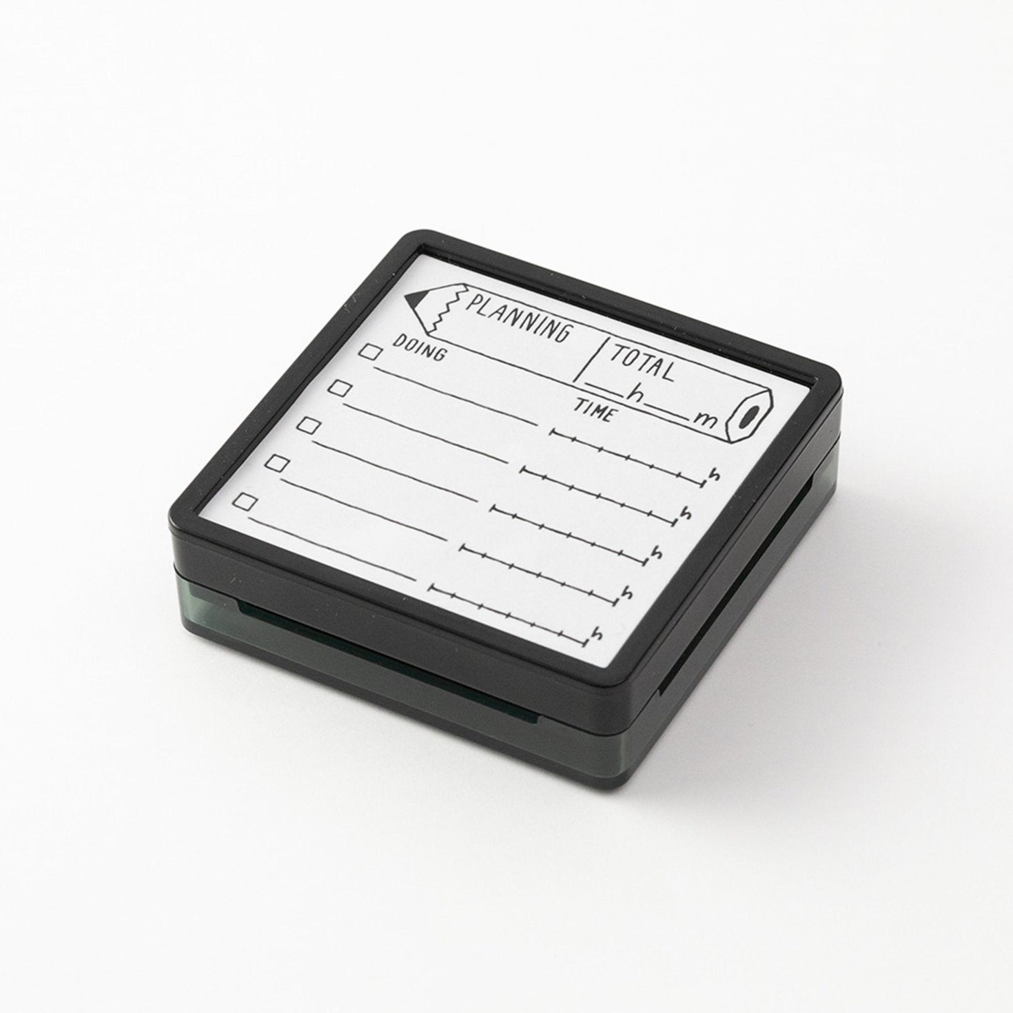 Midori Square Paintable Stamp Re-Inkable Self-Inking Stamp | PLANNING ...