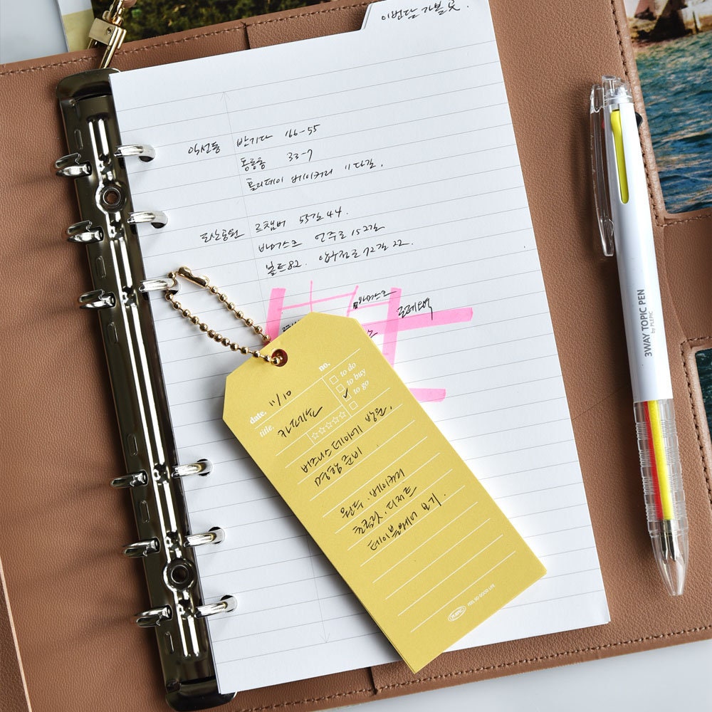 PLEPIC MEMO IT Keychain Notes Chain Notes Memo Notes Shopping List To ...