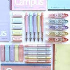 Kokuyo B5 Campus Notebook GREEN Pale Pastel Series 7mm Dotted Line | 3 ...