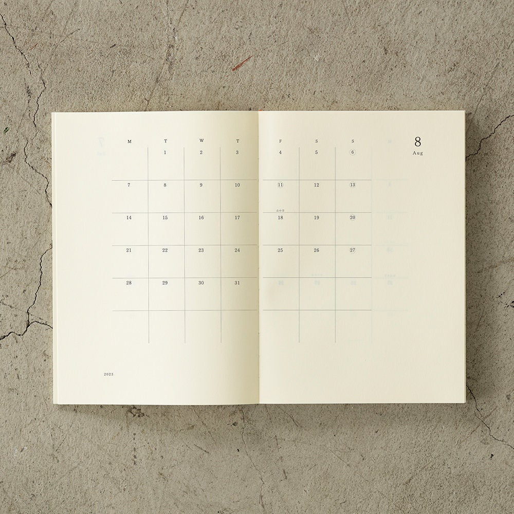 2024 A5 MD Midori DIARY Planner Notebook 