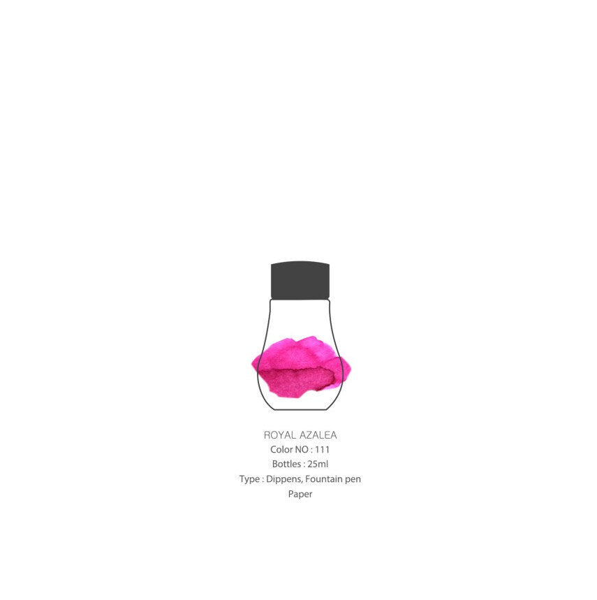 Dominant Industry Ink ROYAL AZALEA Standard Fountain Pen Ink Handmade ...