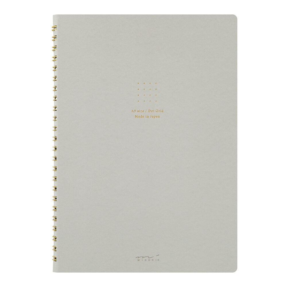 Notebook Review: Midori Soft Color Grey A5 Notebook (Dot Grid