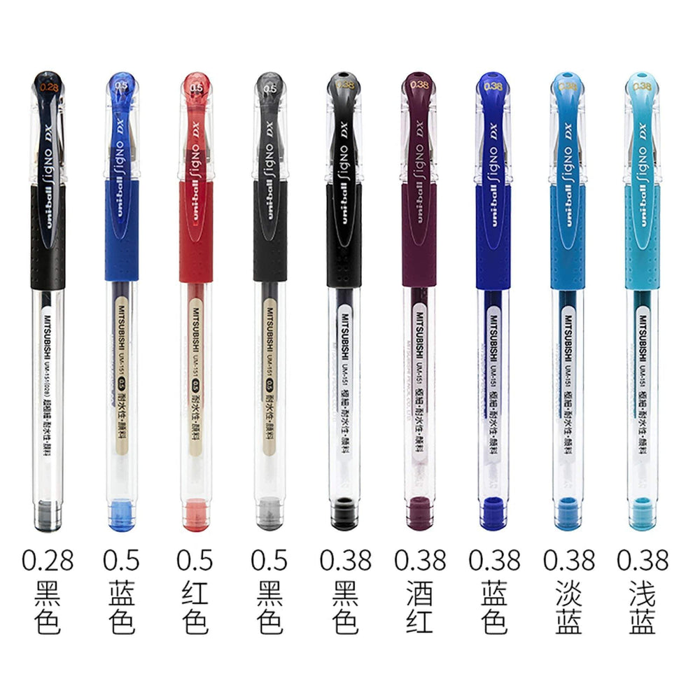 Uni-ball Signo UM-151 Gel Pen PURE PINK | 0.28 mm – The Stationery Manor!